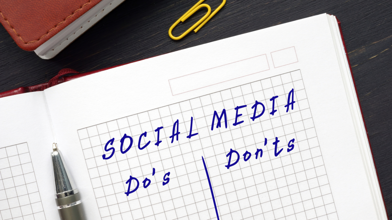 Social Media Dos Donts