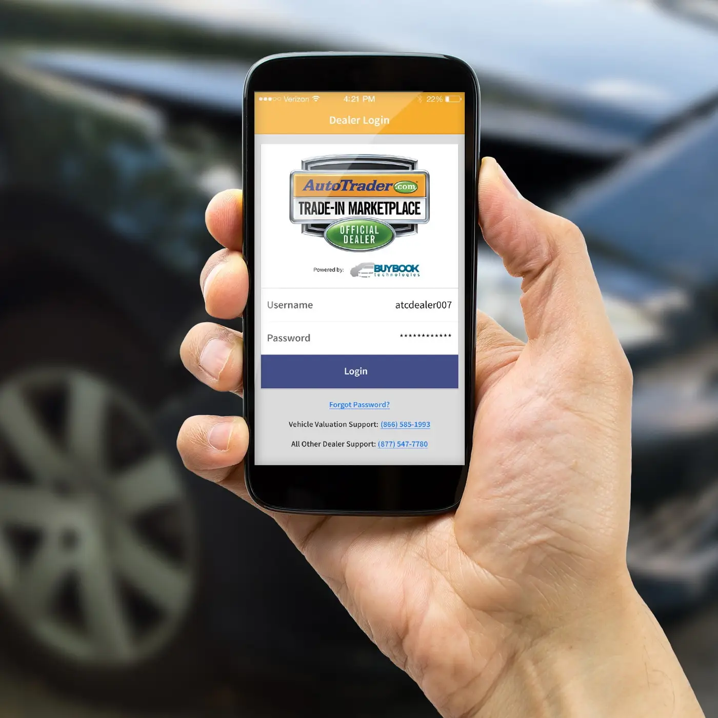 Auto Trader trade-in mobile app