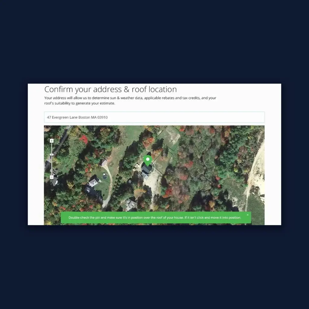 NRG Tree solar quote platform