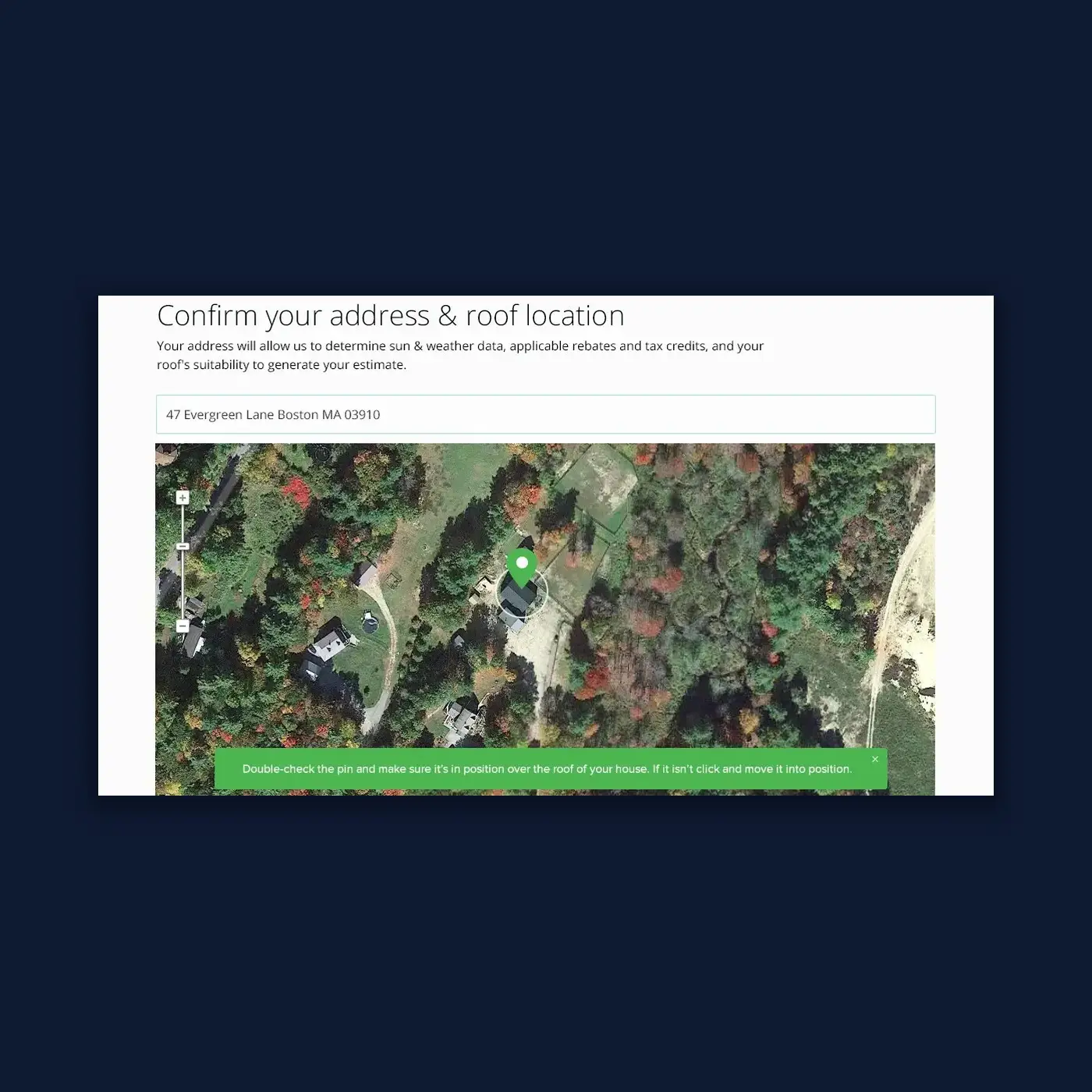 NRG Tree solar quote platform