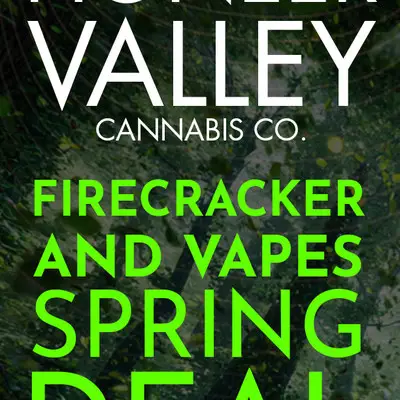 Wholesale email to dispensary buyers headed Firecracker And Vapes Spring Deal.