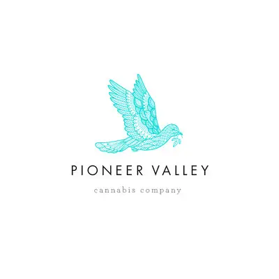 Logo exploration board: a line-drawn bird in flight above the Pioneer Valley wordmark in capitals.